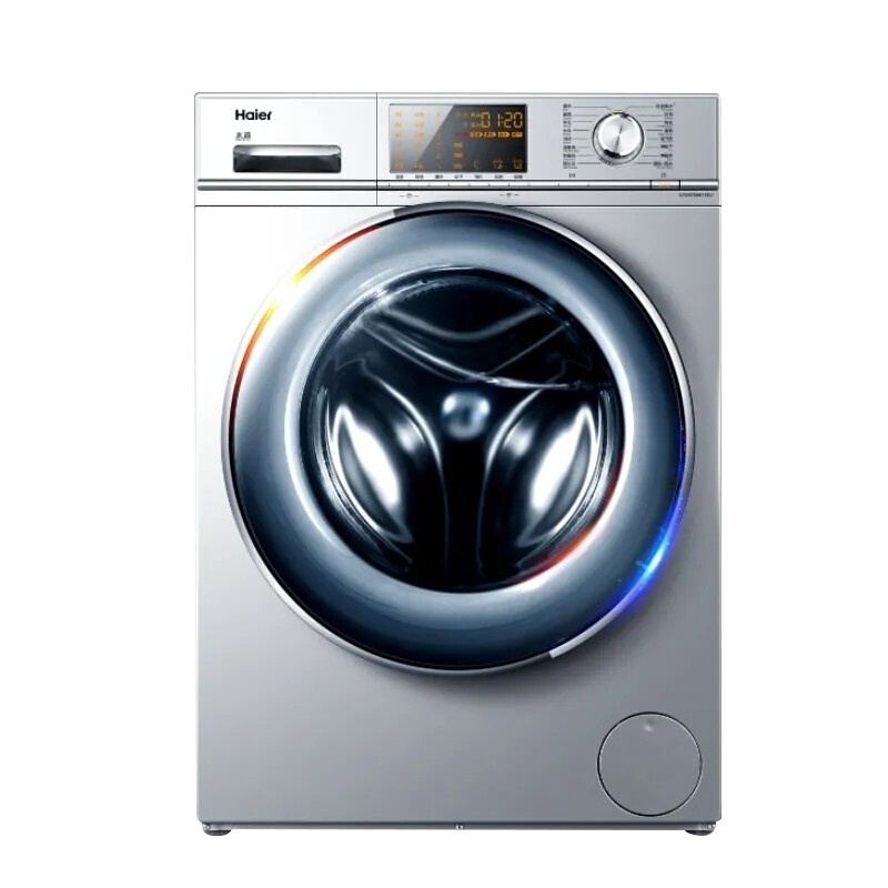 海尔(Haier) 10公斤直驱变频超薄滚筒洗衣机 家用全自动 上排水一级能效 智能WiFi G100678B14SU1