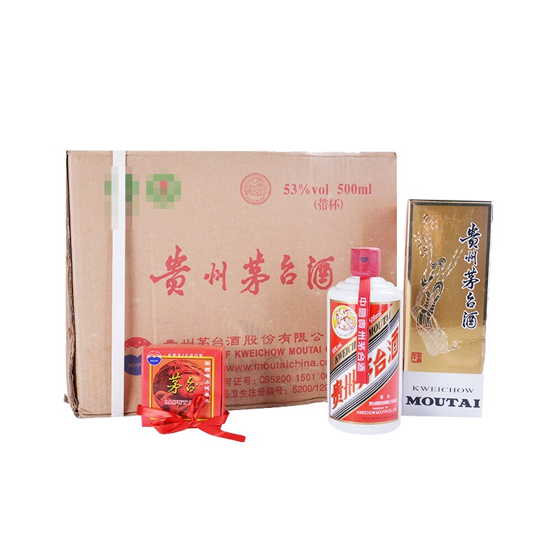 茅台 贵州茅台酒 飞天茅台 2010年 53度 500ml*12瓶 整箱 酱香型白酒 陈年老酒