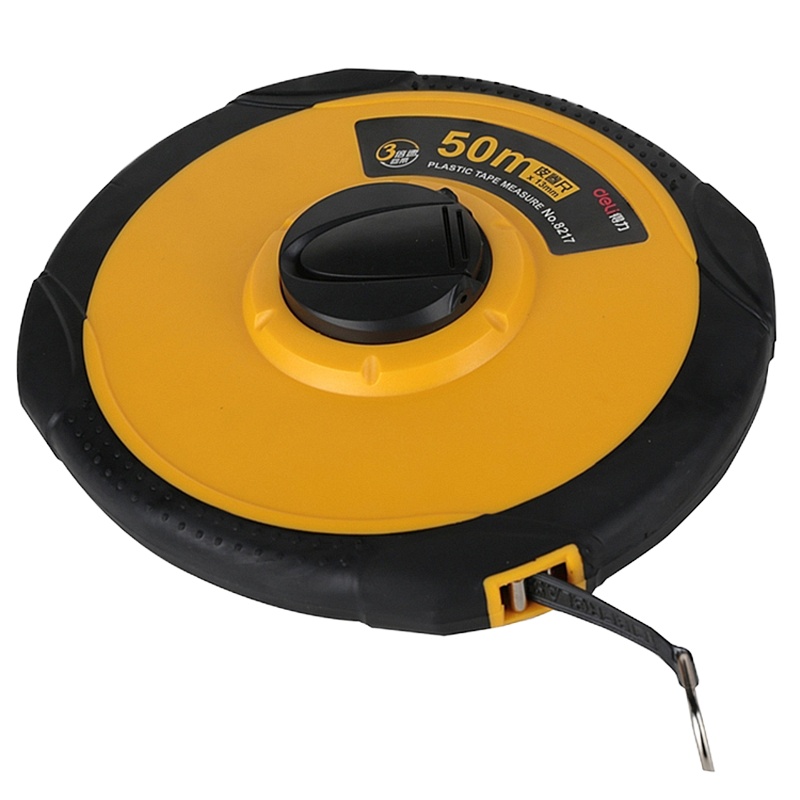 得力(deli) M 8217皮卷尺(黄)(把)