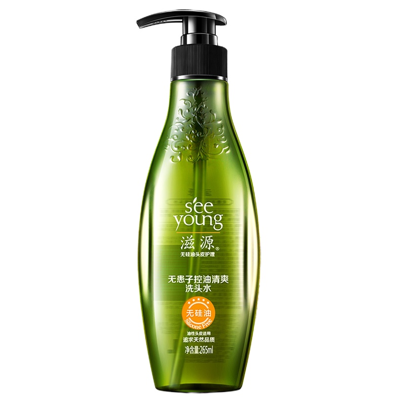 滋源(seeyoung) 无患子控油清爽洗头水 无硅油洗发水265ml（油性头皮）（XF）