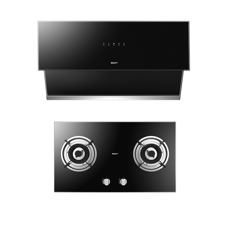 老板名气(MQ)2301A+B305A(液化气)烟灶套装 20m³大吸力厨房家用侧吸式油烟机 4.5KW大火力双眼燃气灶