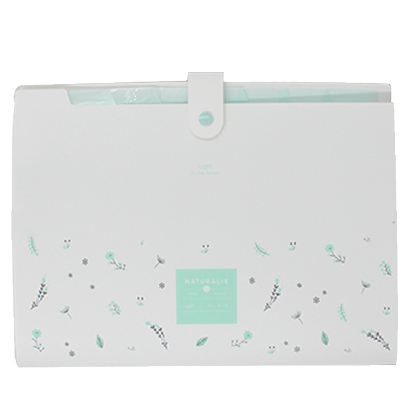 得力风琴包A4学生用多层文件夹袋手提卷子分类收纳盒女试卷夹多功能大容量透明高中生插页资料册分页72363LV