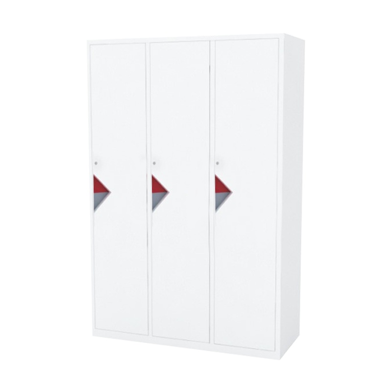 科朔 文件柜 更衣柜 钢制更衣柜 铁皮更衣柜储物柜 三门更衣柜KS-GYG900