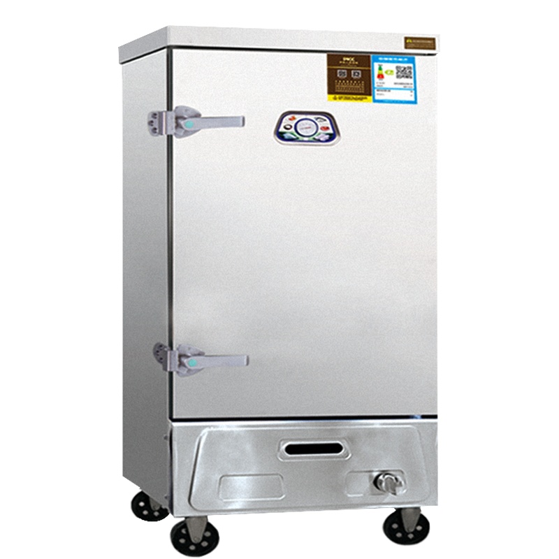 满森/Masain 全自动燃气蒸饭车小型蒸饭机米饭蒸柜8盘燃气蒸饭柜商用蒸菜机馒头饺子机器蒸汽炉