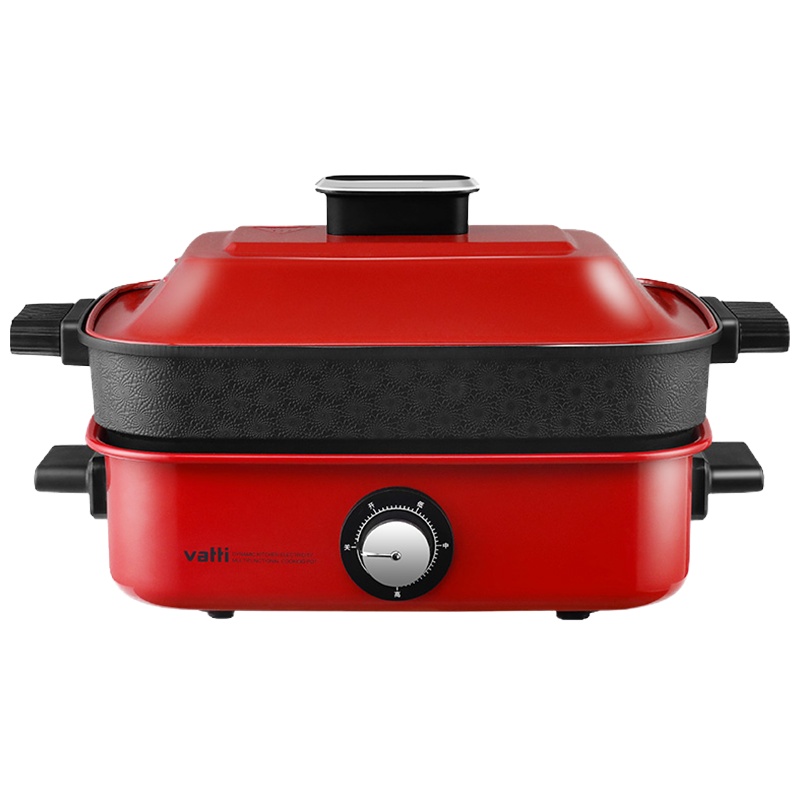 华帝(VATTI)多功能料理锅电烧烤肉锅炉网红锅一体家用蒸煮炒煎电火锅HG-FT01