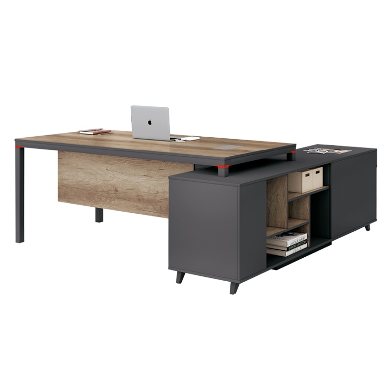 钜晟 钢木主管桌2.2米经理桌板式大班台JS-B2205