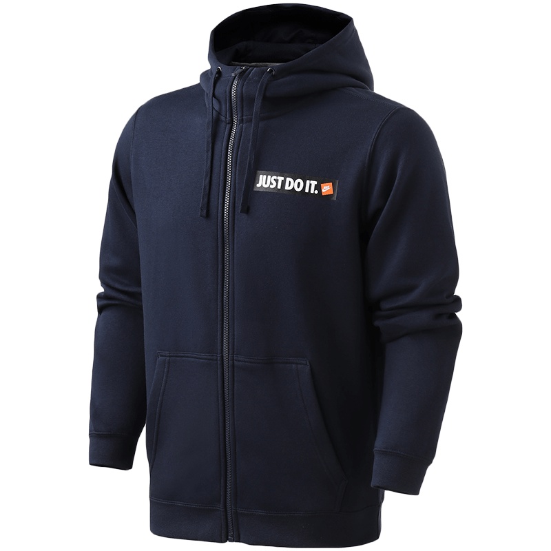 NIKE耐克男装夹克连帽时尚针织休闲开衫运动服928704 L 928704-451黑曜石色