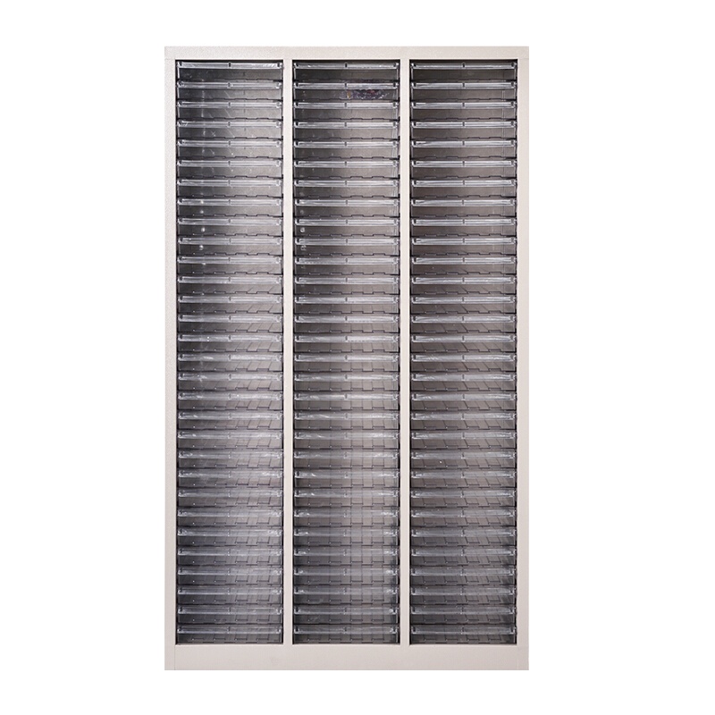 全简家具零件柜螺丝盒电子元件资料文件收纳柜90抽透明不带门