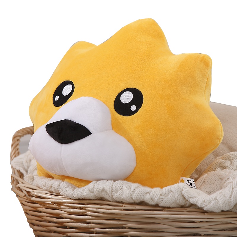 凯诗风尚(CHARSON) 苏格拉宁萌趣小狮子抱枕 可怜表情