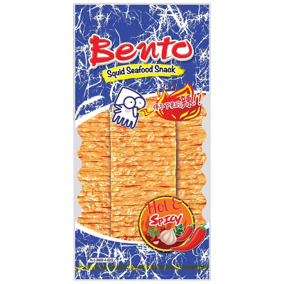 泰国进口特产 BENTO拌多乐香蒜味鱿鱼片20G 手撕鱿鱼片辣条零食