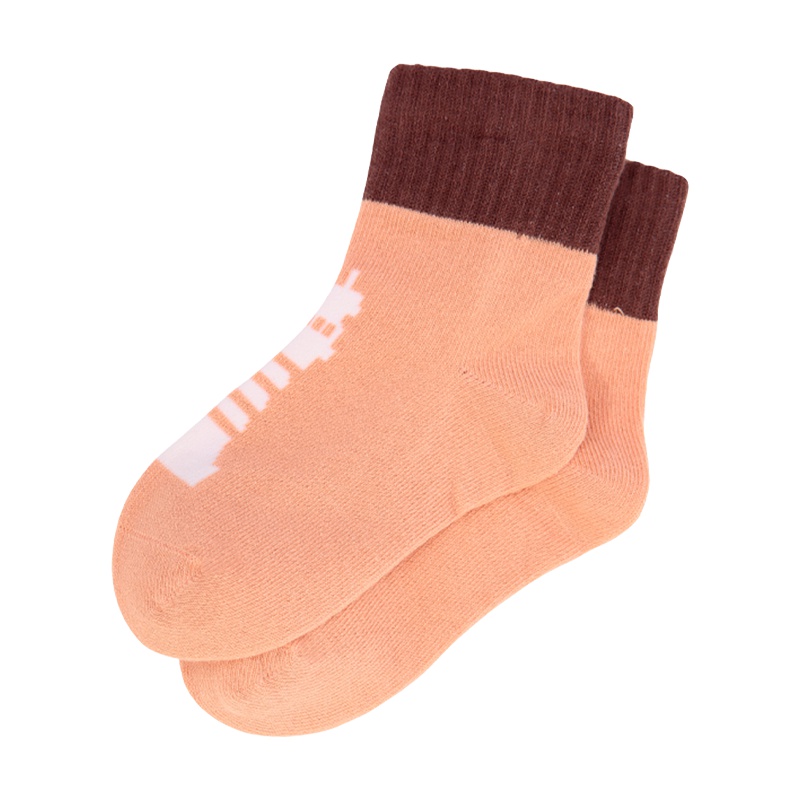 浪莎童趣儿童袜子女款新品中小童纯棉袜子4-6岁小孩星星长中筒袜6双装