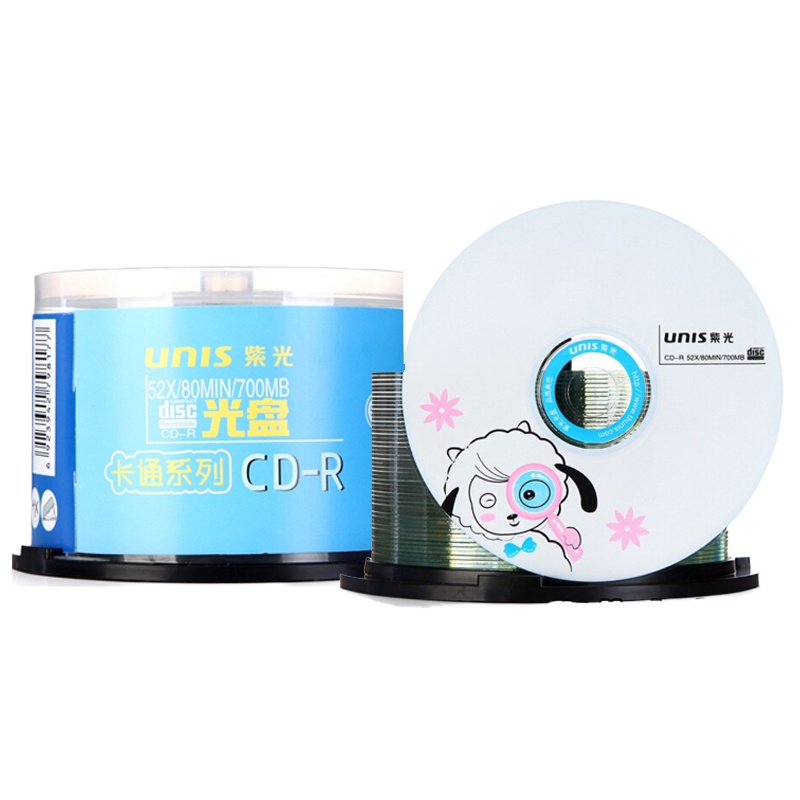 HP 刻录光盘 紫光CD-R 空白刻录盘