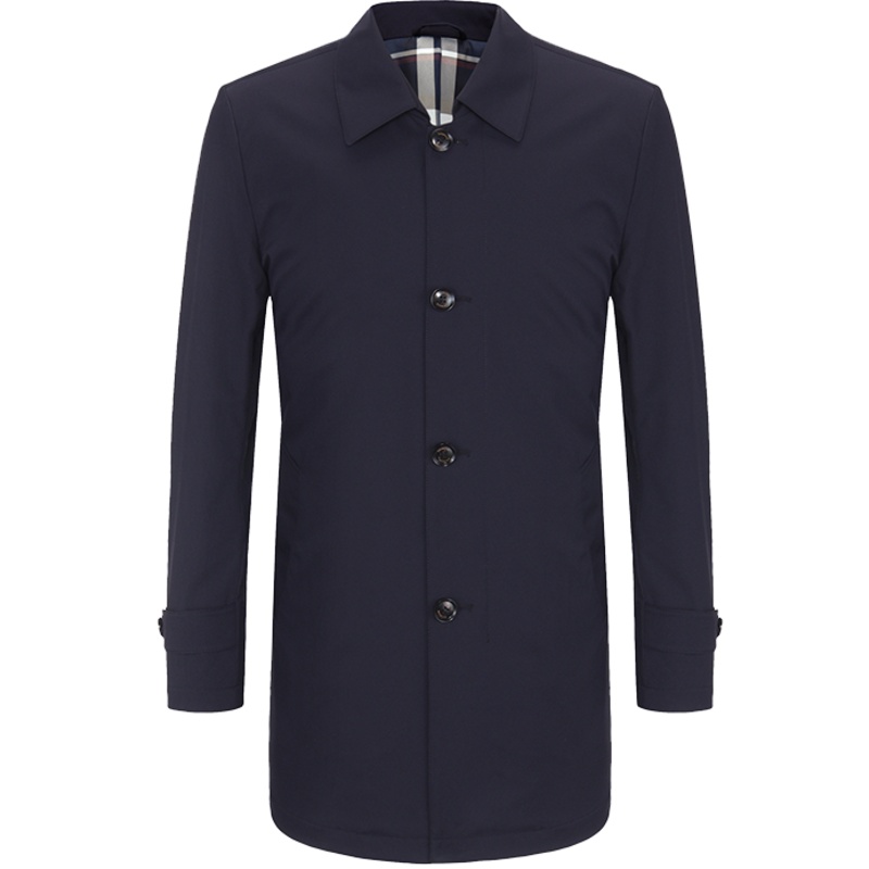 Youngor/雅戈尔20春季风衣外套商务休闲藏青995FQA