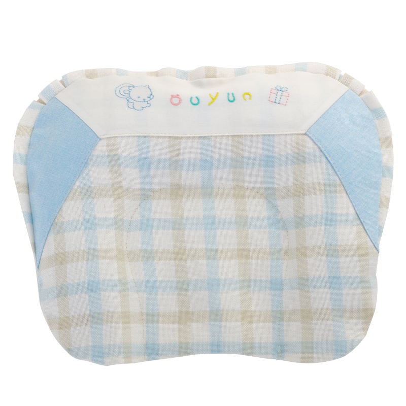 欧孕婴儿枕头儿童苎麻枕头夏天宝宝吸汗冰凉四季通用透气