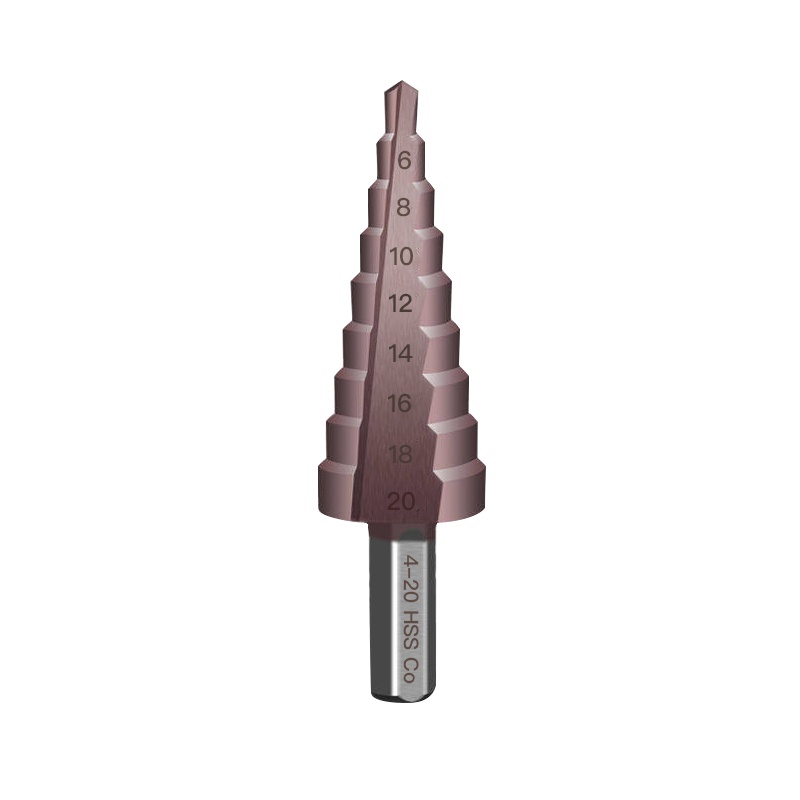 [苏宁自营]雷蒙含钴直三六角柄阶梯钻高速钢扩孔器多功能宝塔钻头钢板不锈钢开孔器台阶钻 4-20mm ACDS016-LS