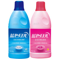 蓝月亮彩漂彩色白色衣物衣服通用漂白剂水去黄还原去染色渍家用