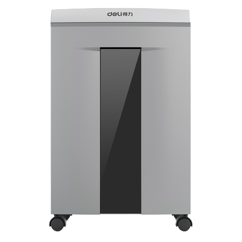 得力(deli)大容量多功能办公商用碎纸机文件粉碎机 长时间5级保密碎纸机9906