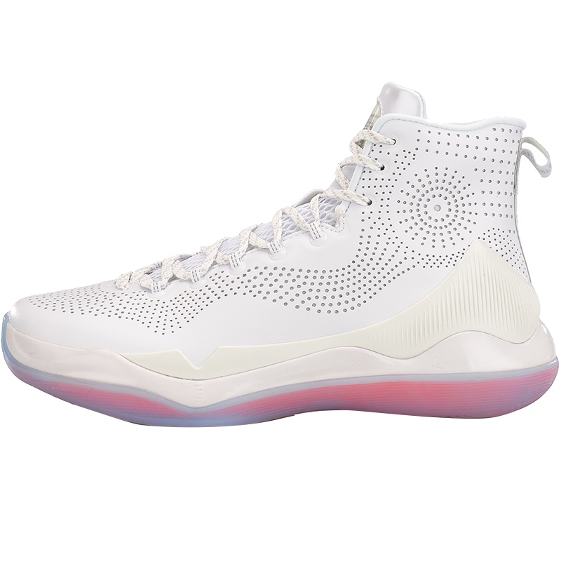 李宁篮球鞋男鞋驭帅11高帮减震运动鞋