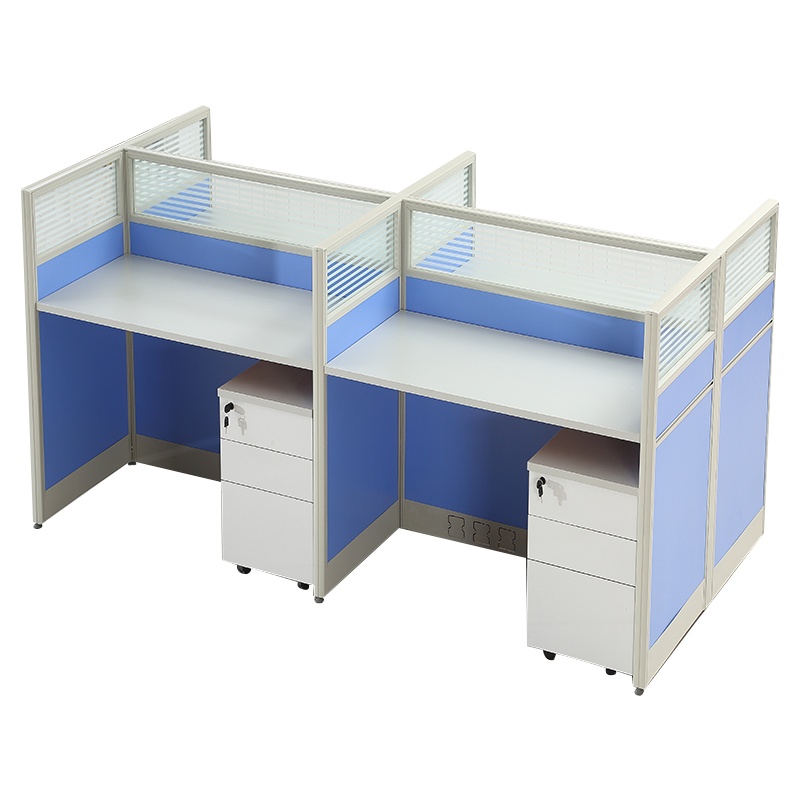 创世人 办公家具职员桌办公桌椅组合屏风隔断卡座员工隔断4人工作位电脑桌组合工位桌