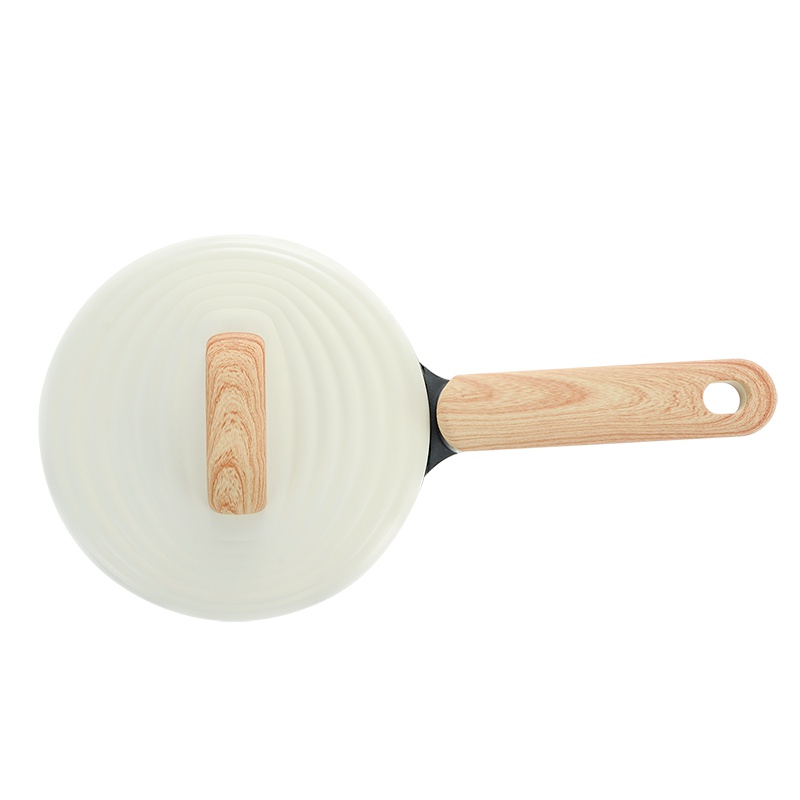 炊大皇(COOKER KING)年轮奶锅(绿色)18CM 泡面锅宝宝婴儿辅食锅18cm多功能小汤锅