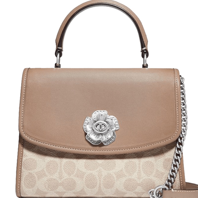 COACH/蔻驰 经典标志涂层帆布PARKER顶部手柄手袋