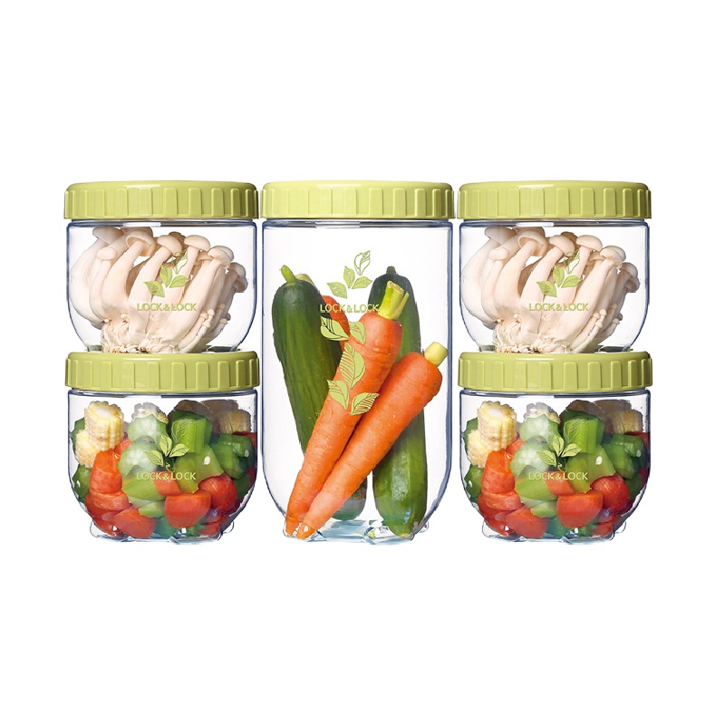 乐扣乐扣 LOCK LOCK 新概念储物罐八件套 INL 301S7FU