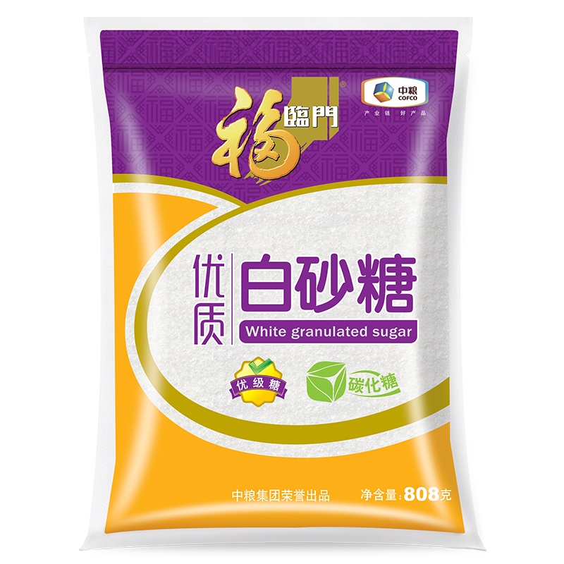 [苏宁易购超市]福临门 优质白砂糖808g