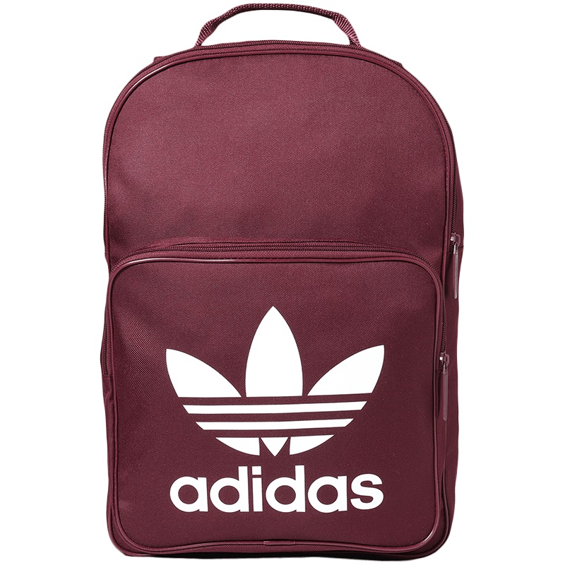 adidas阿迪达斯三叶草男女运动休闲双肩包DQ3158 DQ3158酱紫