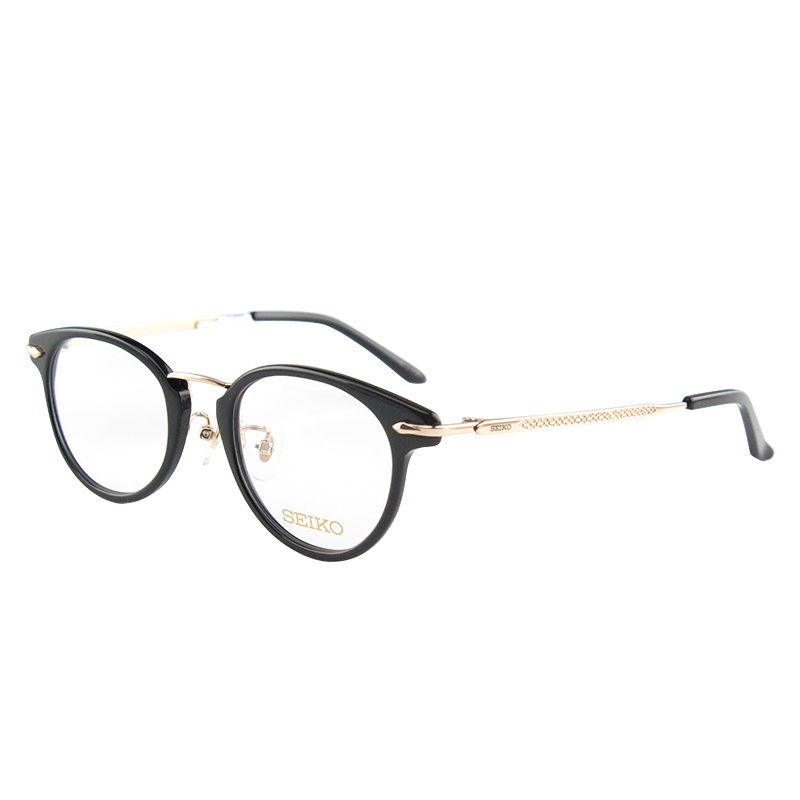 SEIKO精工 眼镜框男女款全框板材复古眼镜架近视配镜光学镜架H03087 48mm