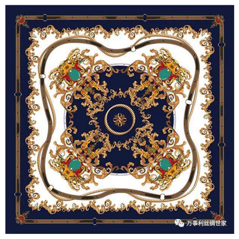 万事利夏季桑蚕丝巾丝绸时尚百搭领巾斜巾纱巾女士小方巾礼品恋物B2B商品