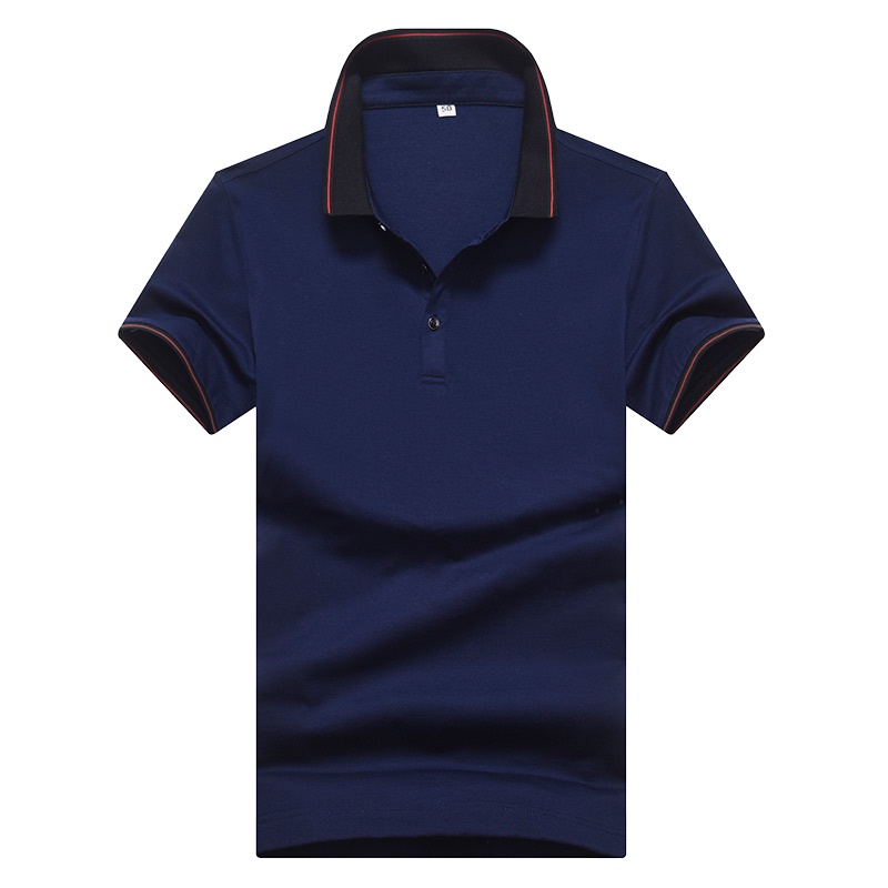 雅鹿男装半袖男士夏简约时尚上衣服POLO衫18301