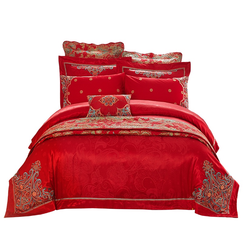 5200家纺 奢华婚庆十件套 缘定三生