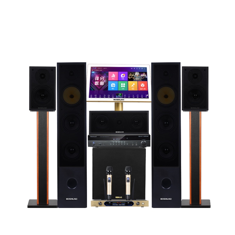 bosinund/博斯顿X980 5.1声道 KTV套装家庭影院 音响DTS 杜比 客厅电视唱歌全套音箱 点歌机卡拉OK