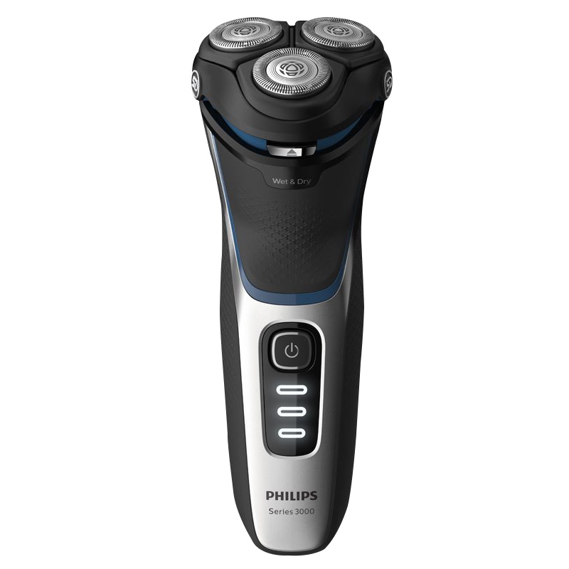 飞利浦(Philips)电动剃须刀 S3206/09 男士充电式剃须刀胡须刀刮胡刀三刀头 5分钟快充 全身水洗干湿双剃