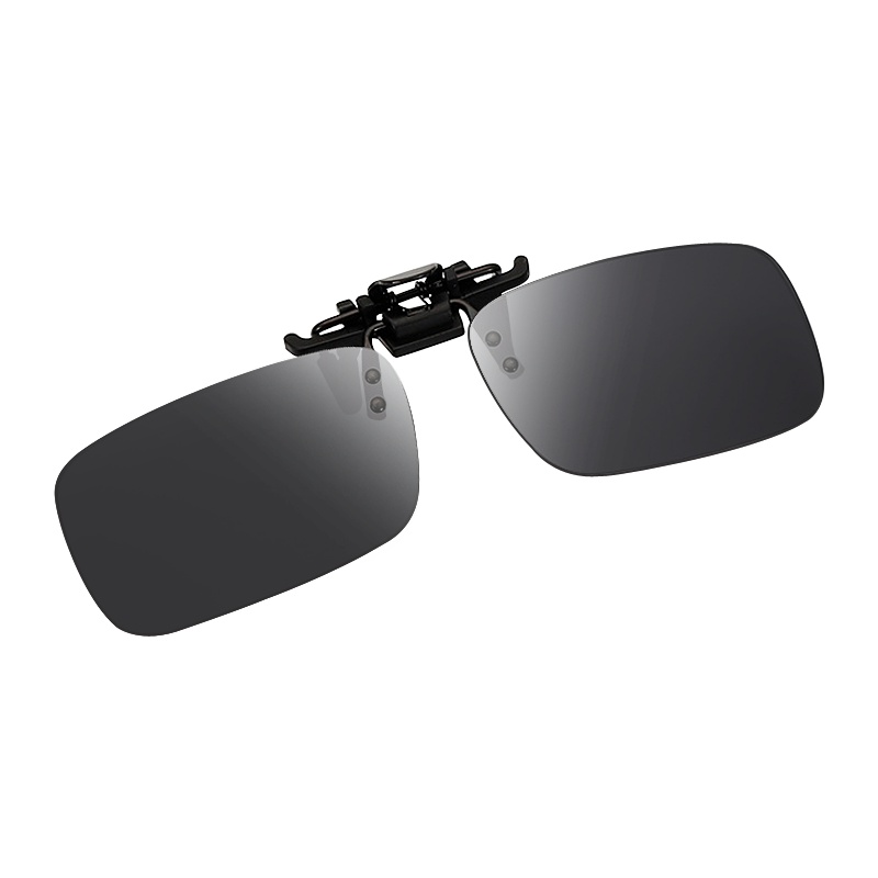 趣行 高清偏光近视太阳镜夹片翻转式方框男女通用开车驾驶镜户外钓鱼墨镜夹片