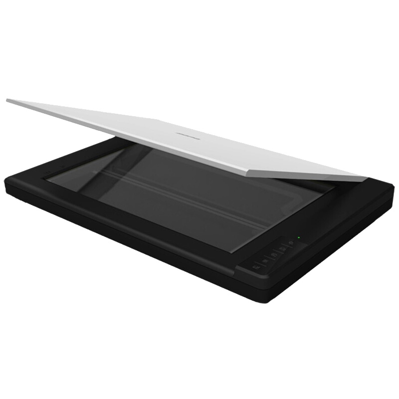 明基(BenQ) K826 A4幅面彩色平板式扫描仪 CIS 描快至8秒 白黑色外观