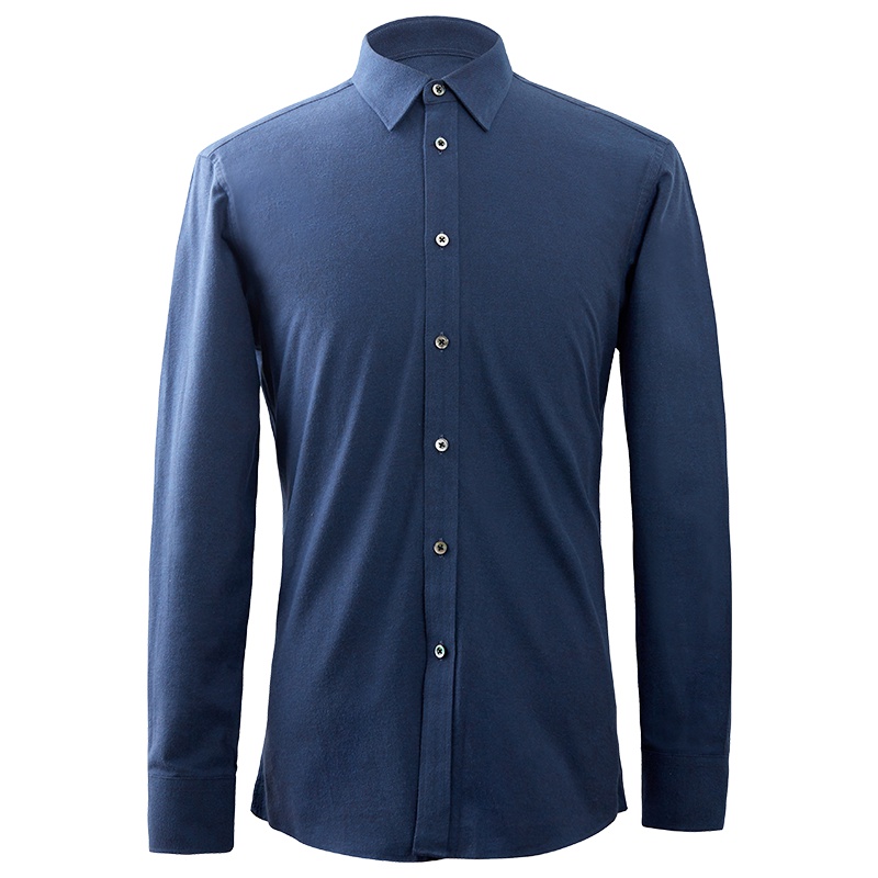 苏宁极物 私人定制 净色磨毛商务休闲定制衬衫