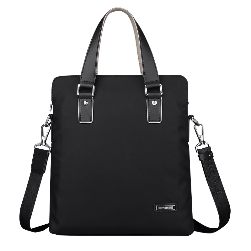 【顺丰配送】padieoe帕迪欧男士单肩包包休闲手提男包帆布工作包男款时尚休闲斜挎包男