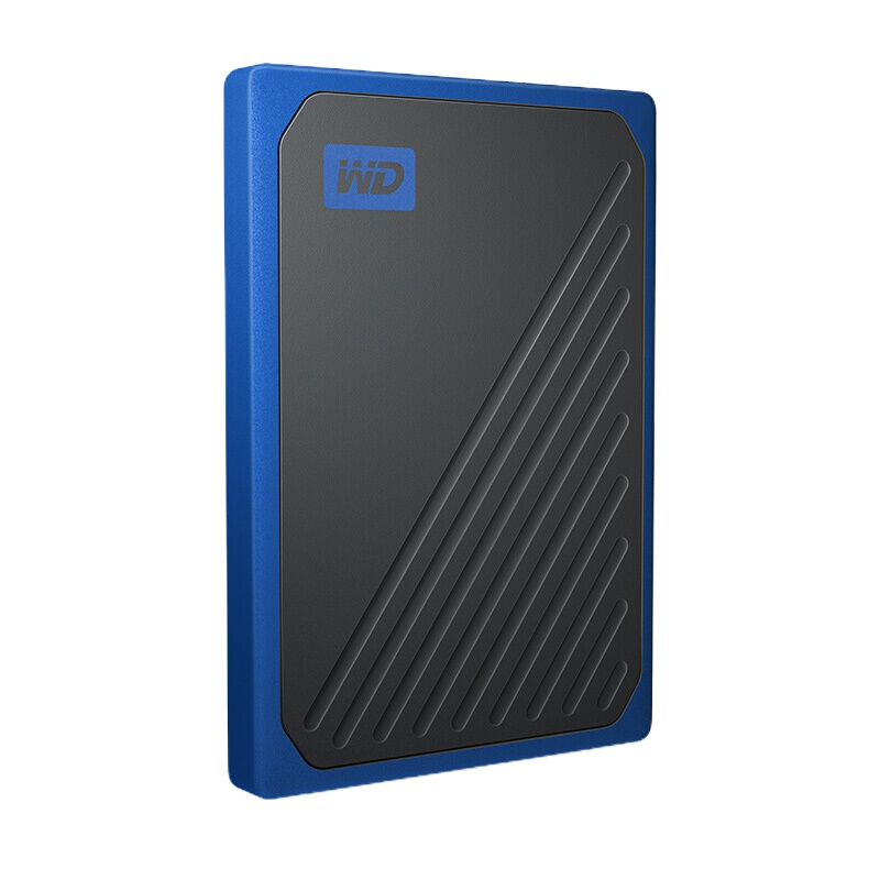 西部数据(WD)1TB USB3.0移动硬盘固态(PSSD)My PassportGo钴蓝色WDBMCG0010BBT