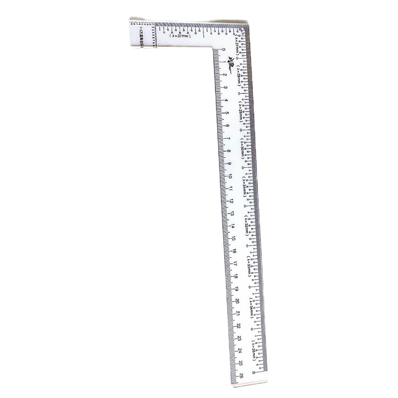 武营坊L型经纬度尺1:5万多规格地理坐标尺L型地理坐标尺坐标尺经纬度尺