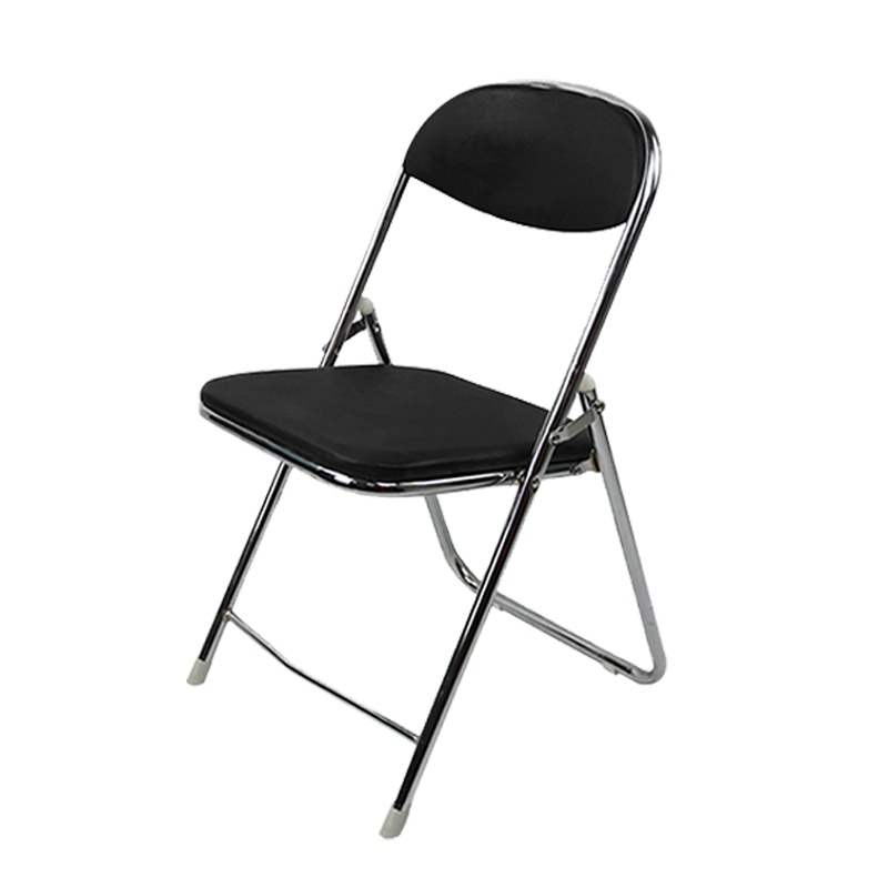 [理政] 办公椅 办公家具 办公培训椅 可折叠 现代简约会议椅 折叠椅 洽谈椅 宿舍椅 生活家居便捷椅 黑色