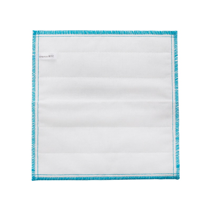 茶花抹布洗碗布家务清洁厨房毛巾去油用吸水懒人不易掉毛不易沾油[绵柔超软2包6片]