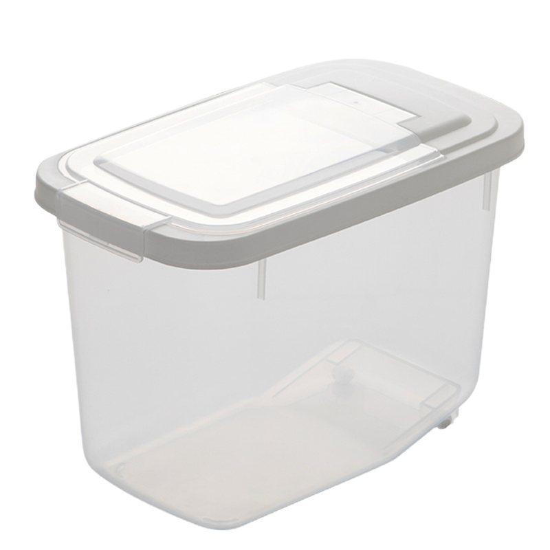 茶花 012001 密封米桶防潮家用塑料收纳米缸大米面粉防尘储米箱10kg装