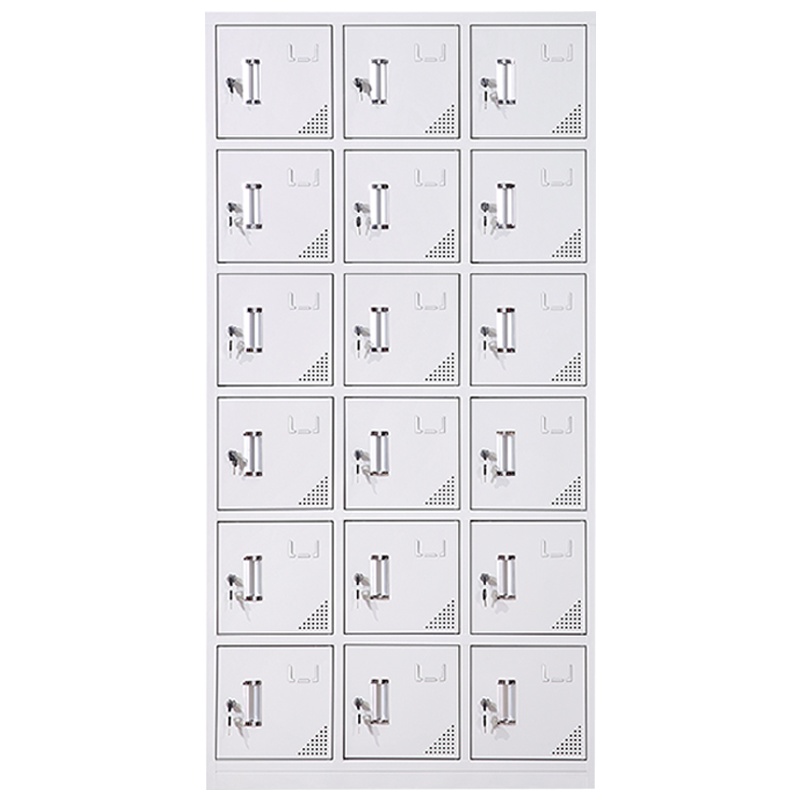 创世人 加厚18门铁皮更衣柜 员工储物柜 多门储物柜碗柜 存包柜鞋柜 浴室带锁更衣柜 其他金属更衣柜多功能