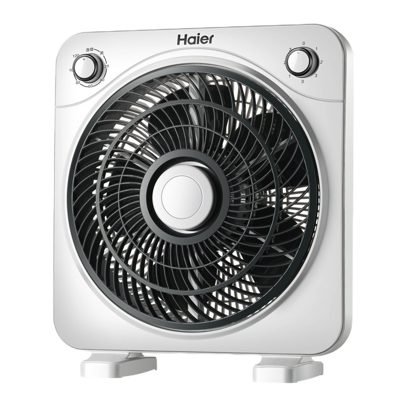 海尔(Haier) 转页扇FKJ2501A 电风扇3档家用柔风 2小时定时 机械控制 办公室学生宿舍 正常风 台扇电扇