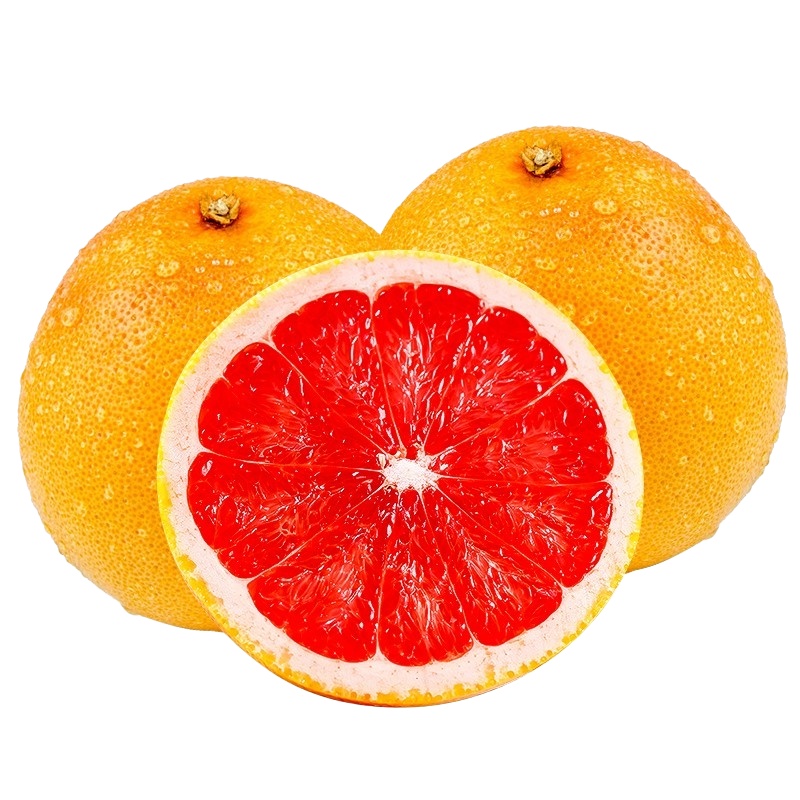 冠町 进口红心西柚子 新鲜水果红肉葡萄柚 4个装 苏宁直采