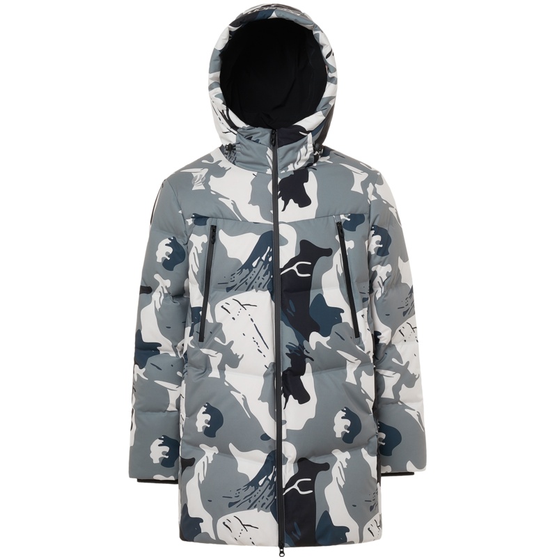 波司登男羽绒服青年连帽中长款新款厚款保暖外套潮