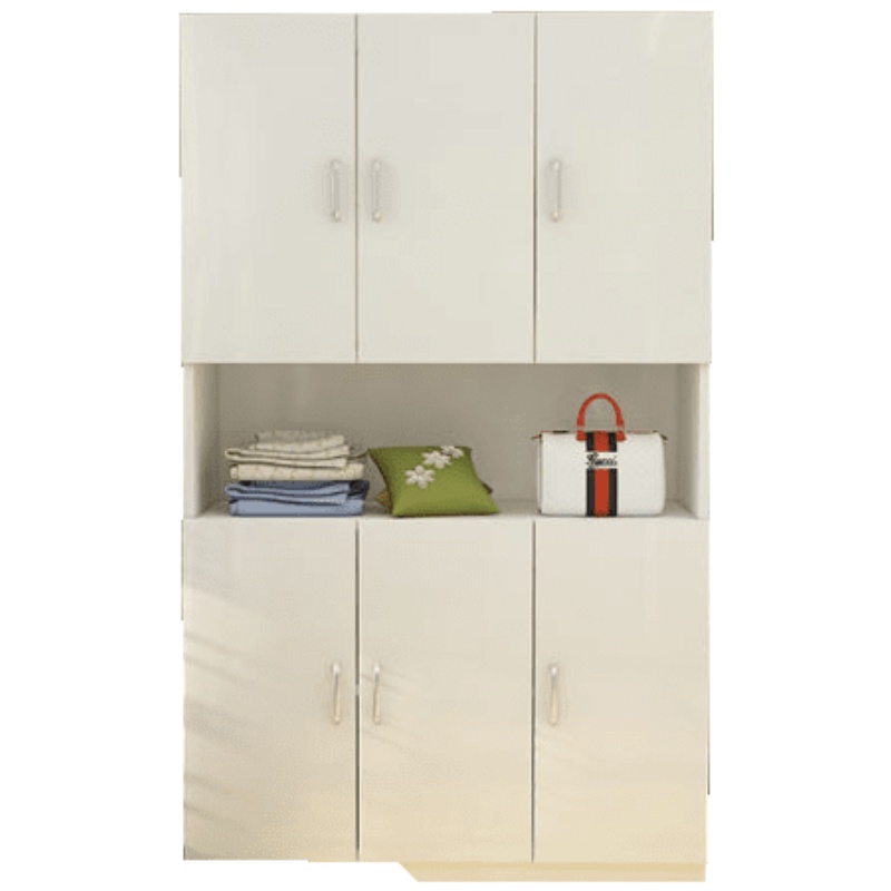 简约现代防晒阳台柜储物柜带衣柜组装经济型家用收纳置物柜定做 3240*120*60加顶柜 2组装安心抵