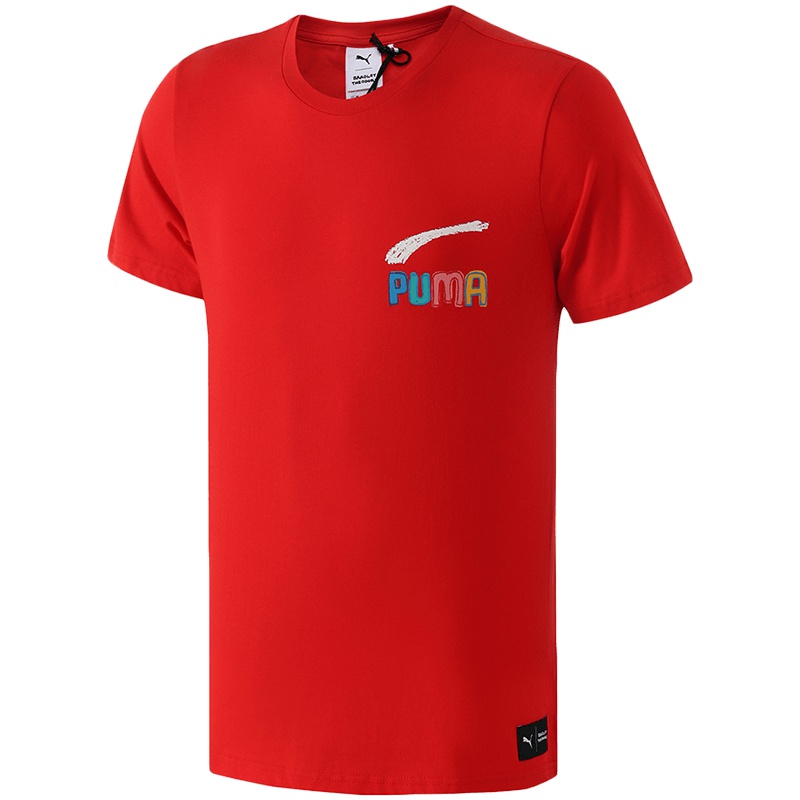 PUMA彪马黑标男装运动休闲骷髅涂鸦圆领短袖T恤578226