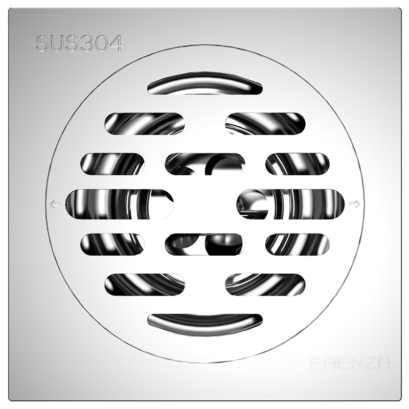 法恩莎卫浴(FAENZA) 浴室卫生间不锈钢地漏干湿两用防臭地漏阳台洗衣机地漏 单用地漏